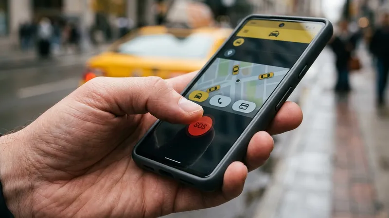 Les étapes pour réserver un taxi en urgence